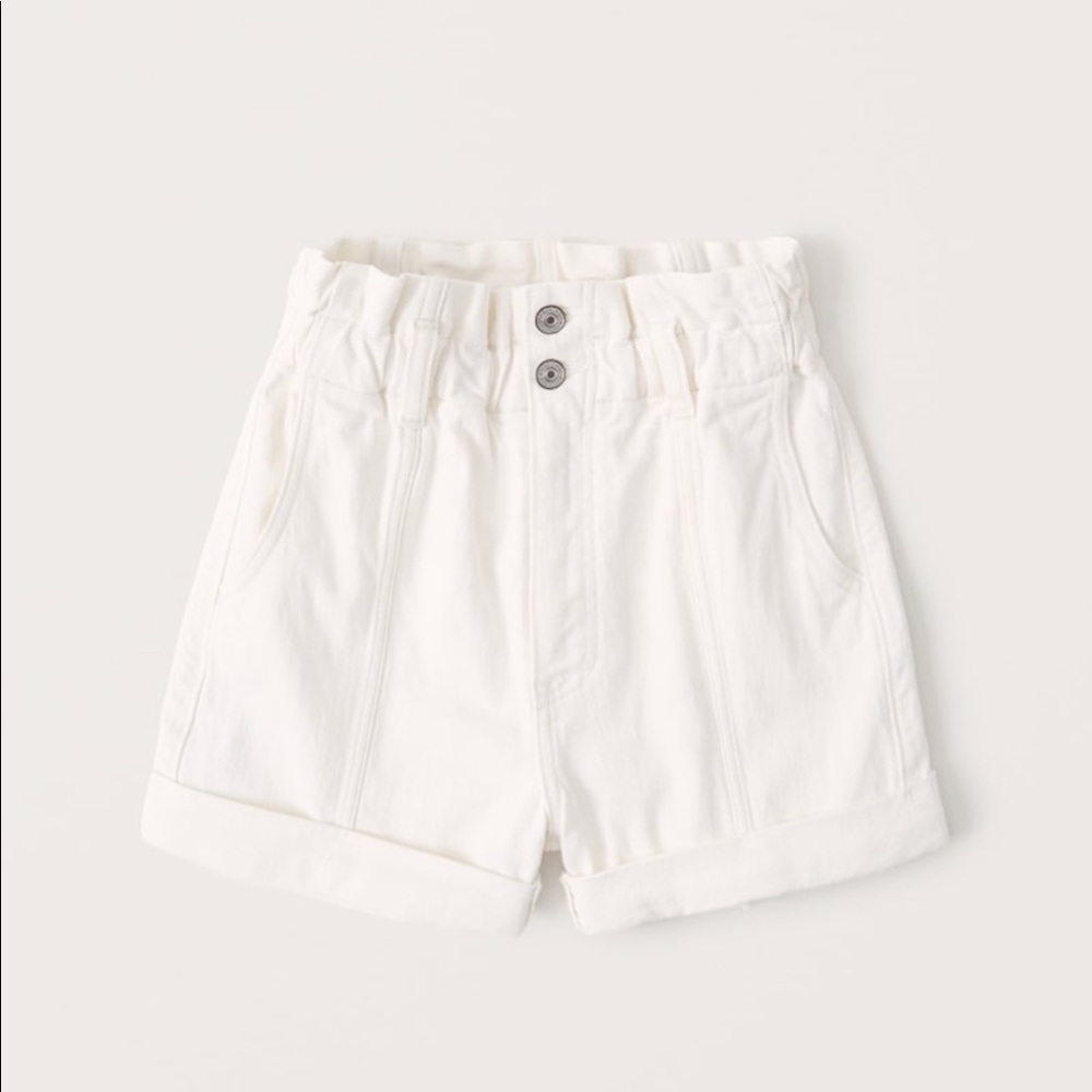 BNWT Abercrombie denim paper bag shorts